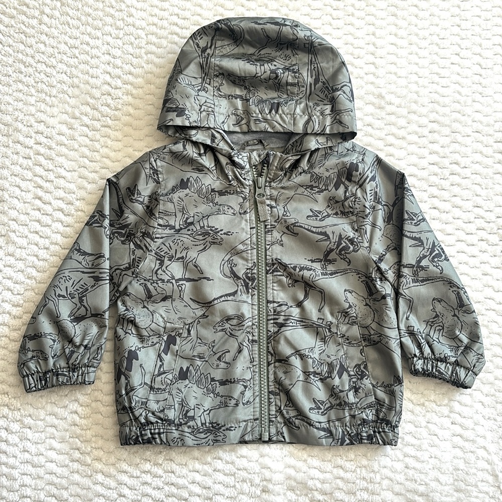 Carter’s Infant Dino Windbreaker Jacket 12 months, green